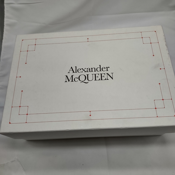 Alexander McQueen Oversized White Dipped Sneakers - Picture 10 of 11